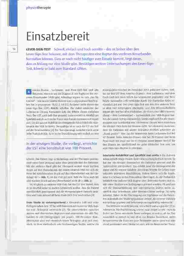 Vorschauseite 1: Einsatzbereit