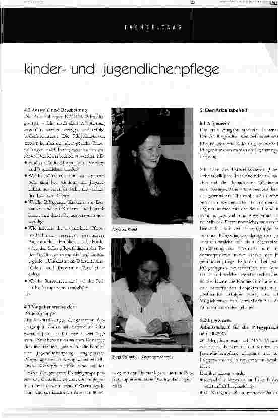 Vorschauseite 4: pflegediagnosen (nanda) adaptiert für die kinderund Jugendlichenpflege