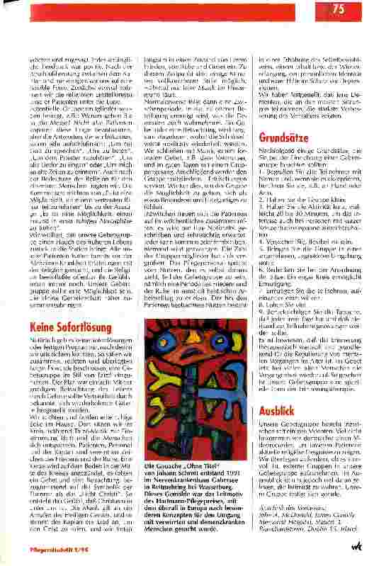 Vorschauseite 2: Das Gebet in der Gruppe als Therapie