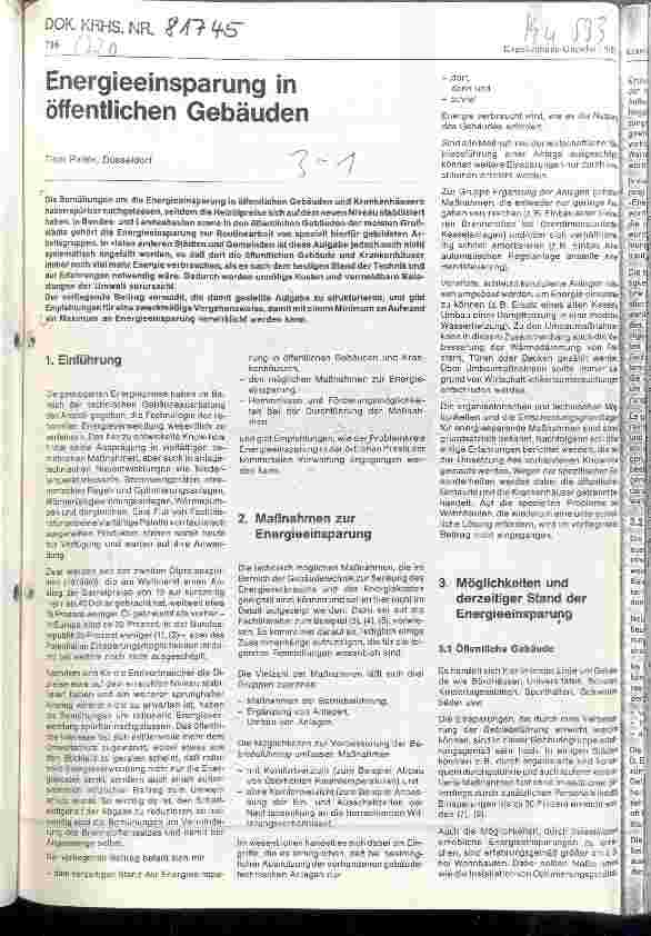Vorschauseite 1: Energieeinsparung in öffentlichen Gebäuden