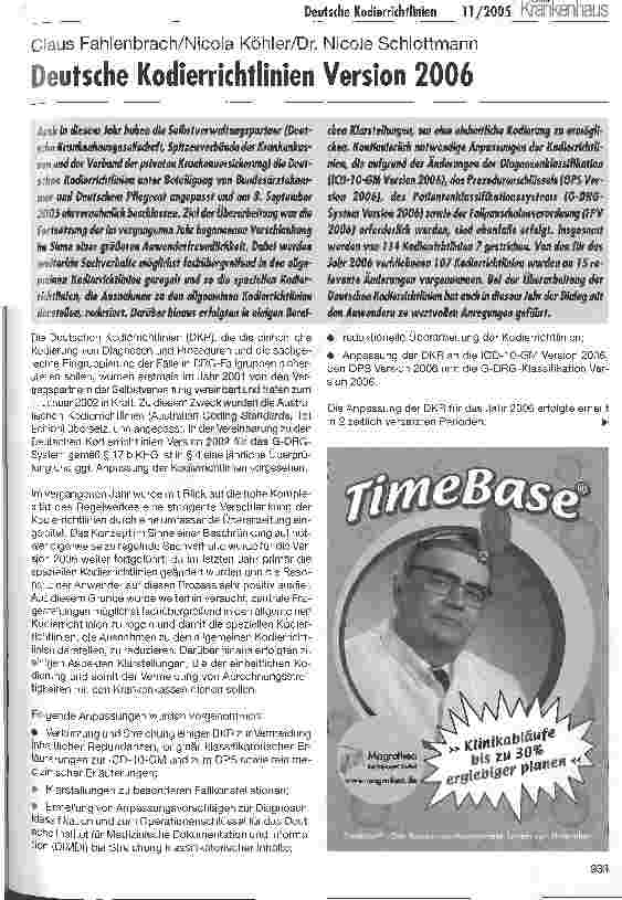 Vorschauseite 1: Deutsche Kodierrichtlinien Version 2006