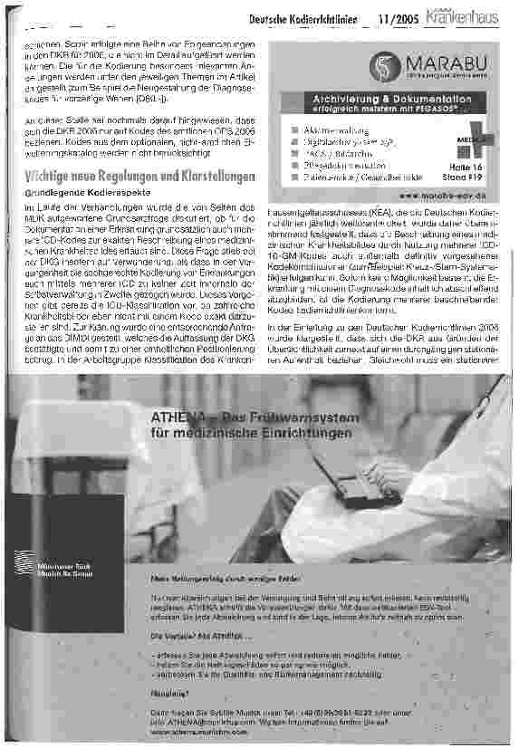 Vorschauseite 3: Deutsche Kodierrichtlinien Version 2006