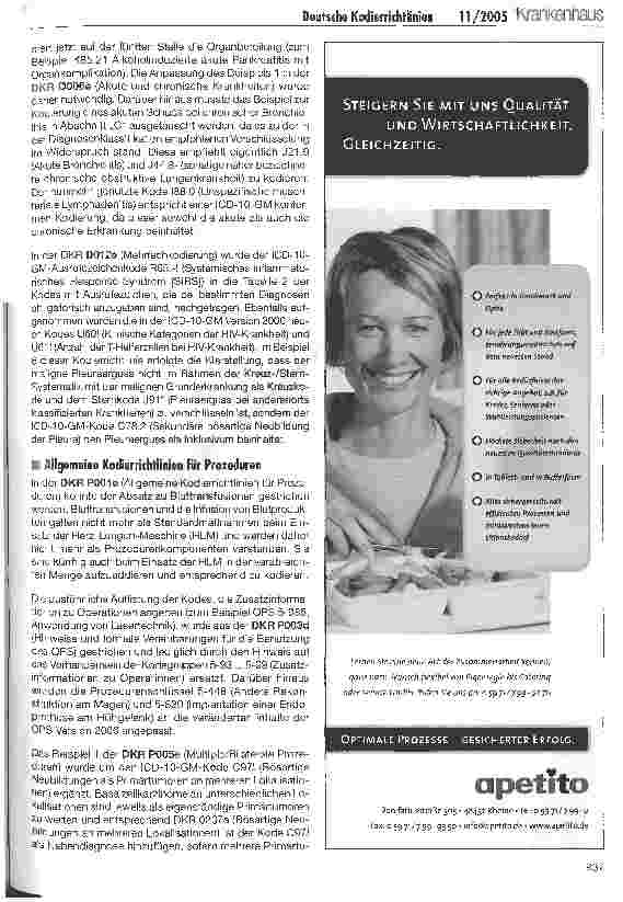 Vorschauseite 5: Deutsche Kodierrichtlinien Version 2006