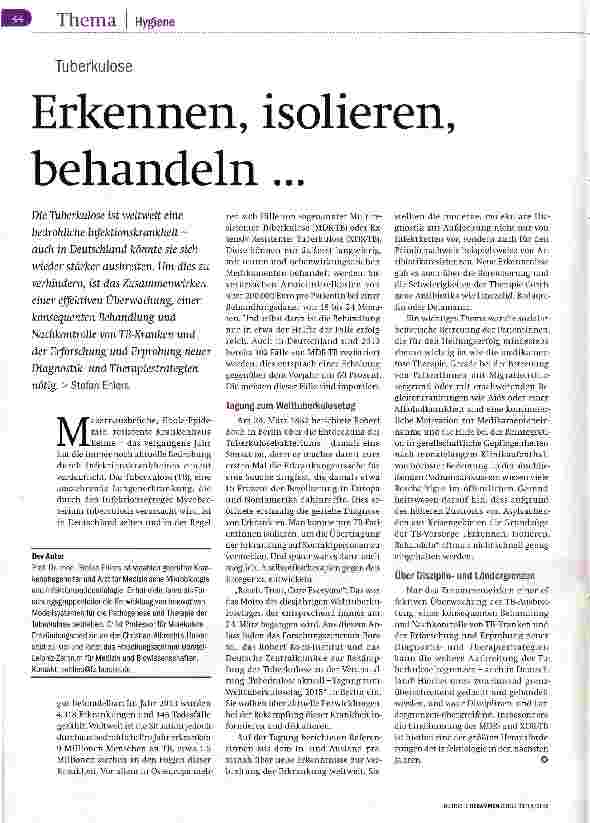 Vorschauseite 1: Erkennen, isolieren, behandeln. ..