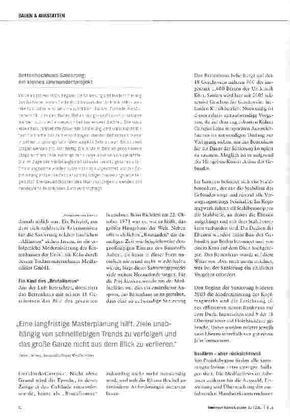 Vorschauseite 2: Aus Bausünden lernen