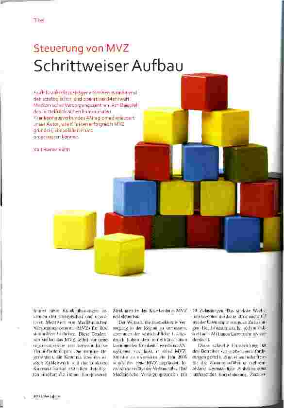 Vorschauseite 1: Steuerung von MVZ Schrittweiser Aufbau