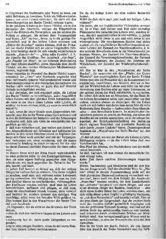 Vorschauseite 3: Die Bedeutung des Tibetischen Totenbuches für den modernen Menschen