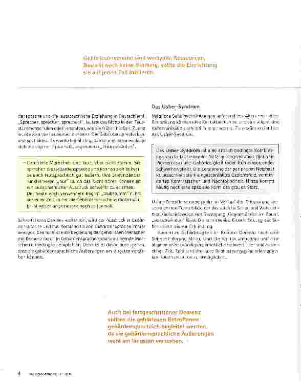 Vorschauseite 3: AUSGESETZT: Als Gehörloser unter Hörenden