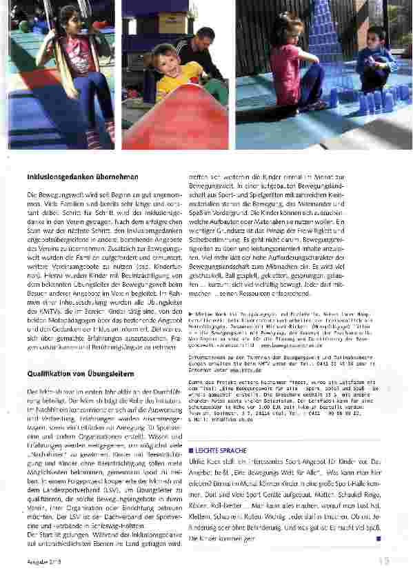 Vorschauseite 2: Alle Kinder in Bewegung bringen