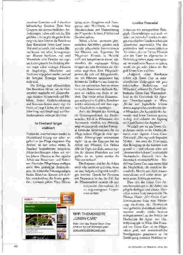 Vorschauseite 2: GRÜNES POTENZIAL