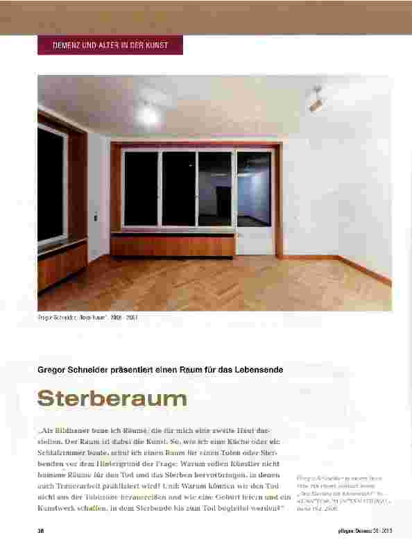 Vorschauseite 1: Sterberaum