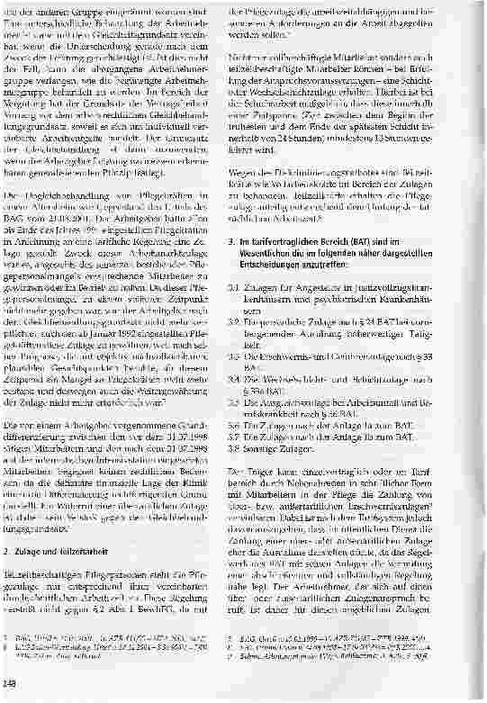 Vorschauseite 2: Die Zulage in der Pflege