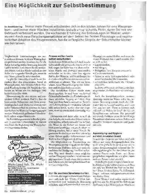 Vorschauseite 1: Eine Möglichkeit zur Selbstbestimmung