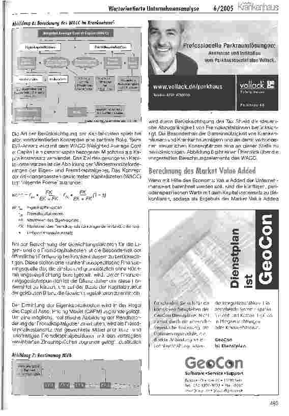 Vorschauseite 4: Wertorientierte Unternehmensanalyse bei Krankenhäusern mit Hilfe des Economic Value Added (EVA)