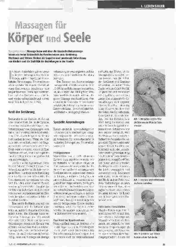 Vorschauseite 1: Masagen für Körper und Seele