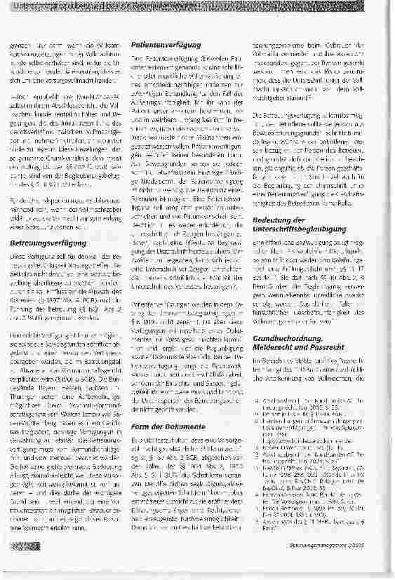 Vorschauseite 3: Unterschriftsbeglaubigung durch die Betreuungsbehörde
