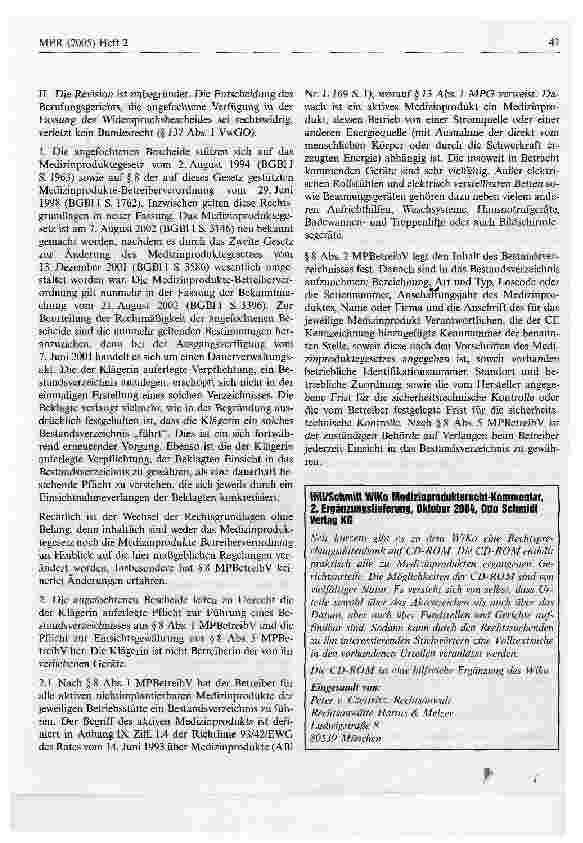 Vorschauseite 3: Leihe von Medizinprodukten