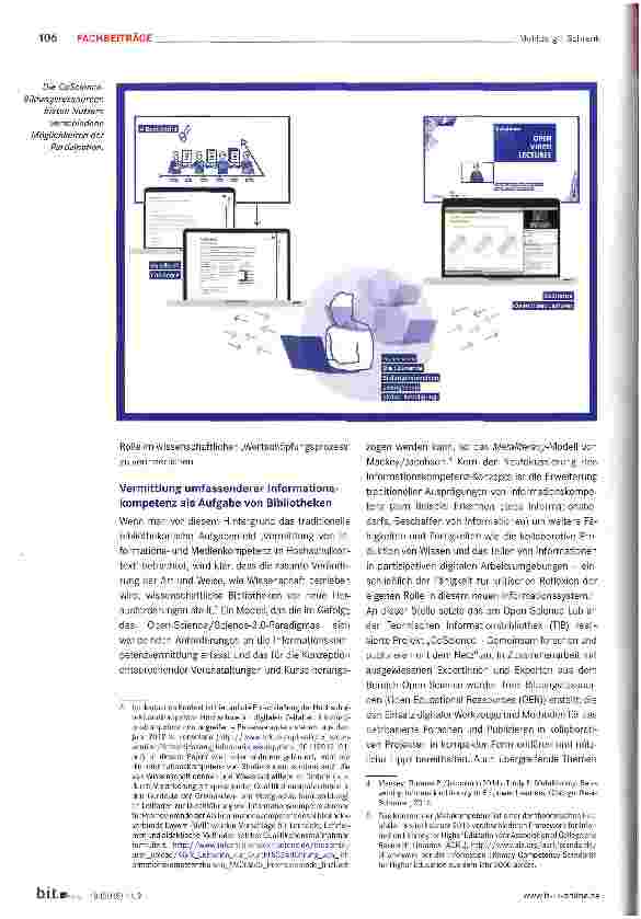 Vorschauseite 2: Die Bibliothek als Plattform für eine partizipative Informationskultur