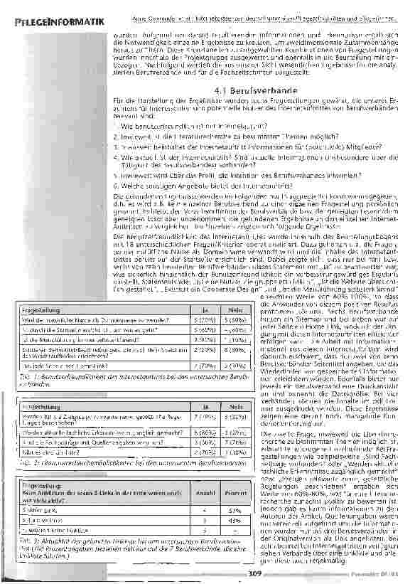 Vorschauseite 5: Internetpräsenz Pflegezeitschriften und pflegerischer Berufsverbände