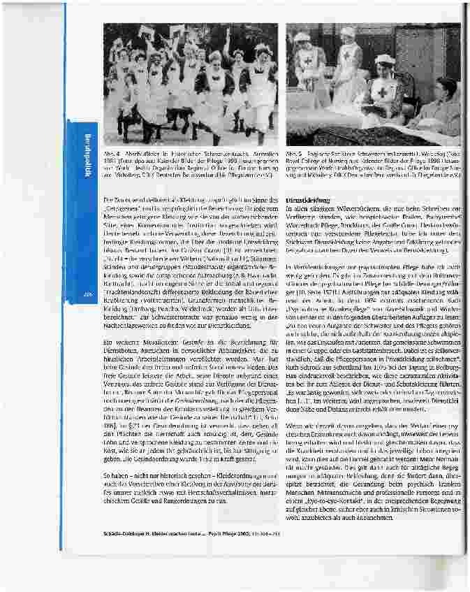 Vorschauseite 3: Kleider machen Leute oder - was hat Dienstkleidung mit der Aufgabe von Beziehung, Alltagsund Milieugestaltung psychiatrischer Pflege zu tun?
