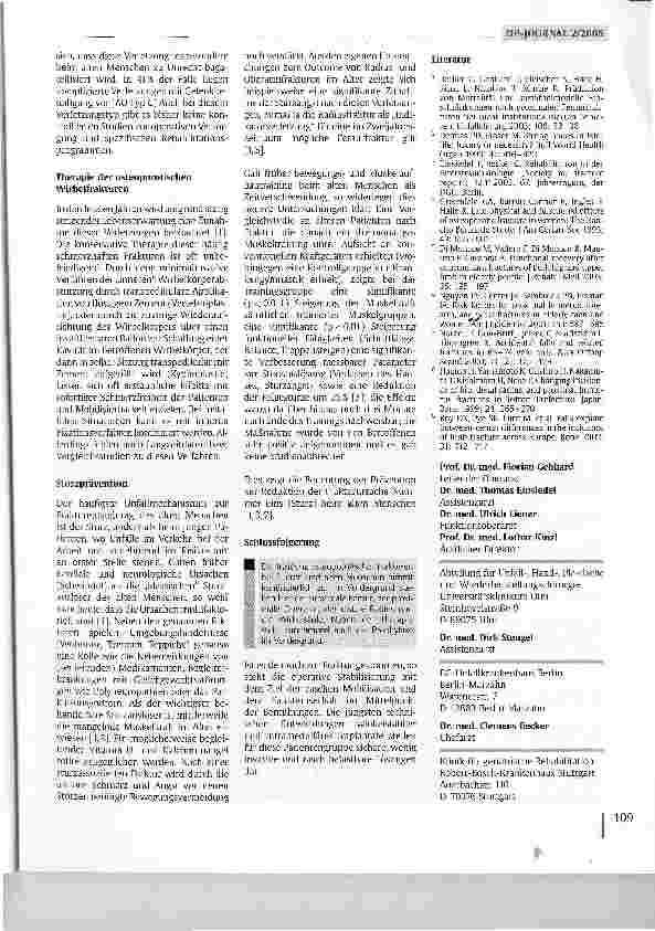 Vorschauseite 4: Alterstraumatologie in Deutschland - derzeitiger Stand und zukünftige Entwicklung