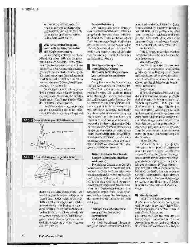 Vorschauseite 2: Strahlenschutzmaßnahmen während eines therapeutischen Eingriffs an den Gallengängen