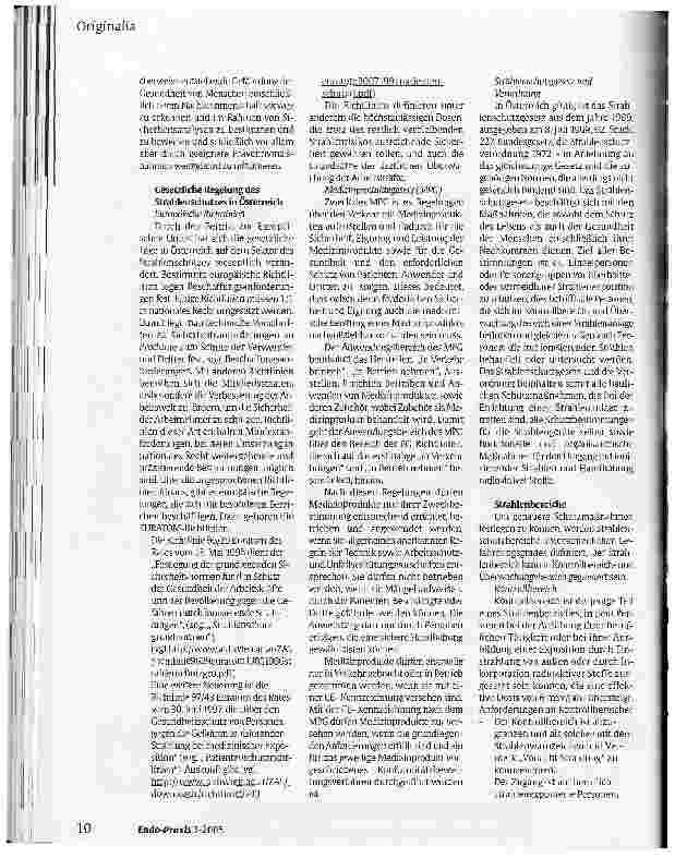 Vorschauseite 3: Strahlenschutzmaßnahmen während eines therapeutischen Eingriffs an den Gallengängen