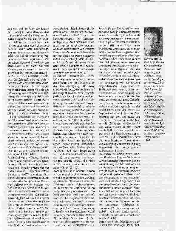 Vorschauseite 2: Depression - die Eilkrankheit unserer Zeit?