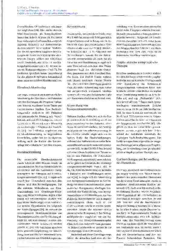 Vorschauseite 4: Leitlinien-Therapie der akuten Hirnblutung