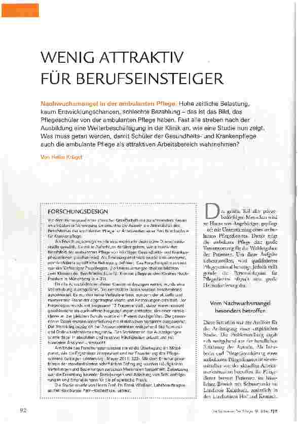 Vorschauseite 1: WENIG ATTRAKTIV FÜR BERUFSEINSTEIGER