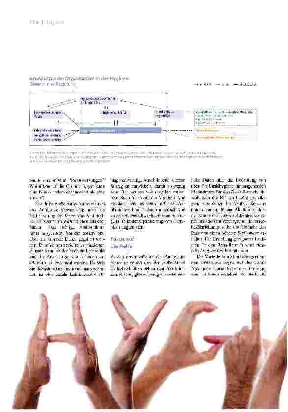 Vorschauseite 2: Hygienestrategie der Paracelsus-Kliniken In einer Hand