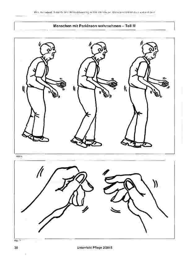 Vorschauseite 4: Bilder für den Unterrichtseinstieg nutzen am Beispiel „Menschen mit Parkinson wahrnehmen