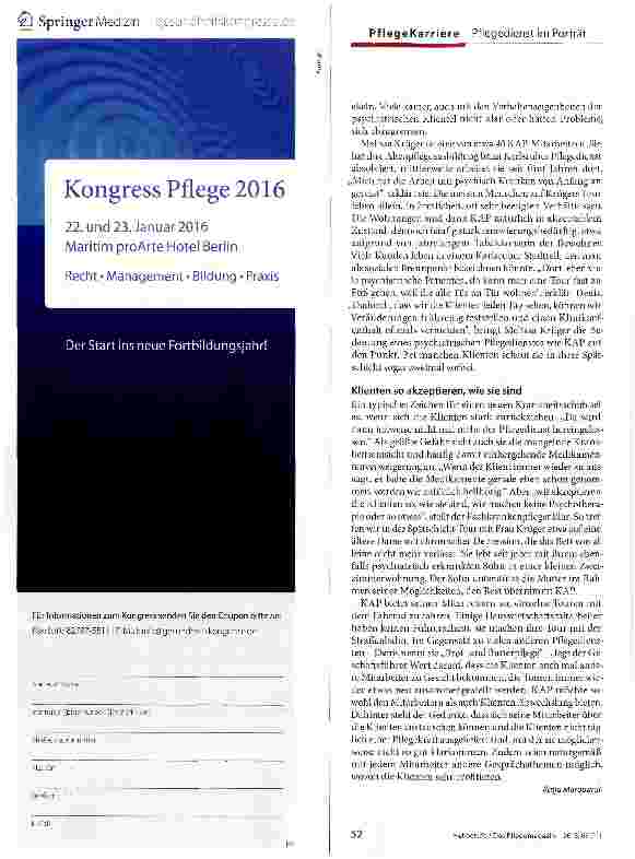 Vorschauseite 3: KAP betreut Menschen im Ausnahmezustand
