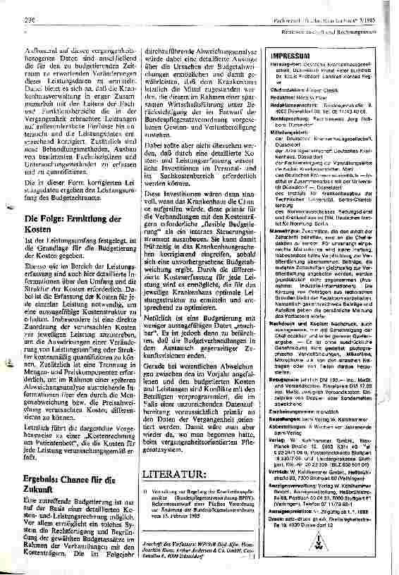 Vorschauseite 2: Betriebswirtschaft und Rechnungswesen, flexible Budgetierung- Ausweg oder Irrweg