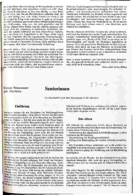 Vorschauseite 1: Seniorinnen