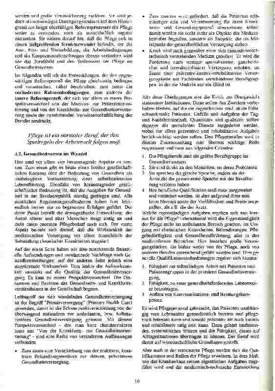 Vorschauseite 6: Das Denkbare denken - Der schwierige Weg zur Eigenständigkeit in der Pflege