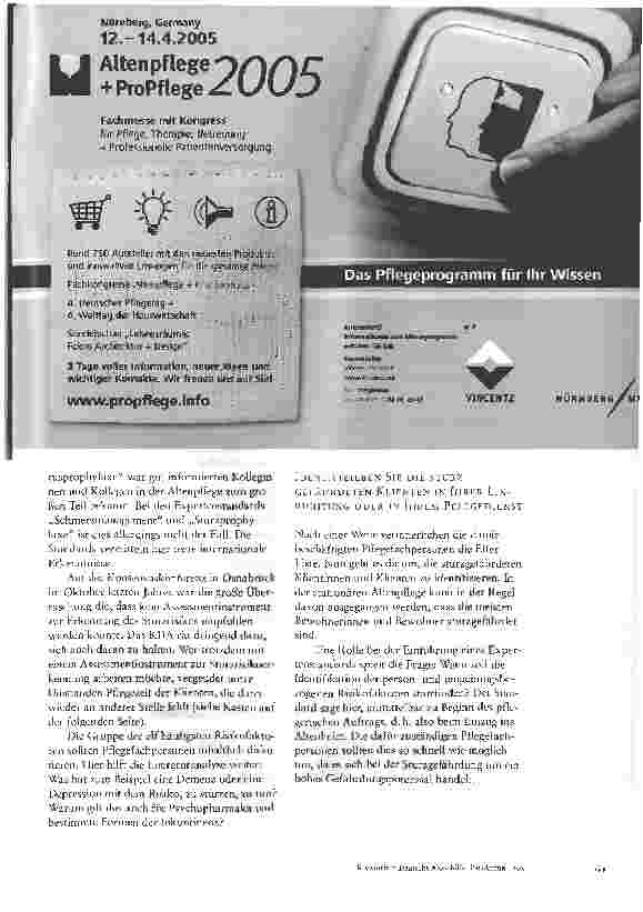 Vorschauseite 2: DIE EINFÜHRUNG VON EXPERTENSTANDARDS IN DIE PRAXIS