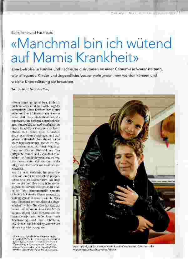 Vorschauseite 1: Manchmal bin ich wütend auf Mamis Krankheit