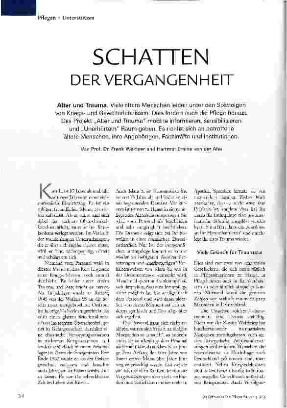 Vorschauseite 1: SCHATTEN DER VERGANGENHEIT