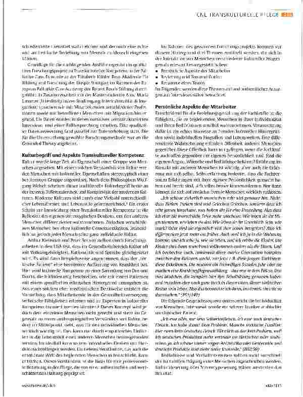 Vorschauseite 2: Den Menschen wahrnehmen -das Fremde überbrücken