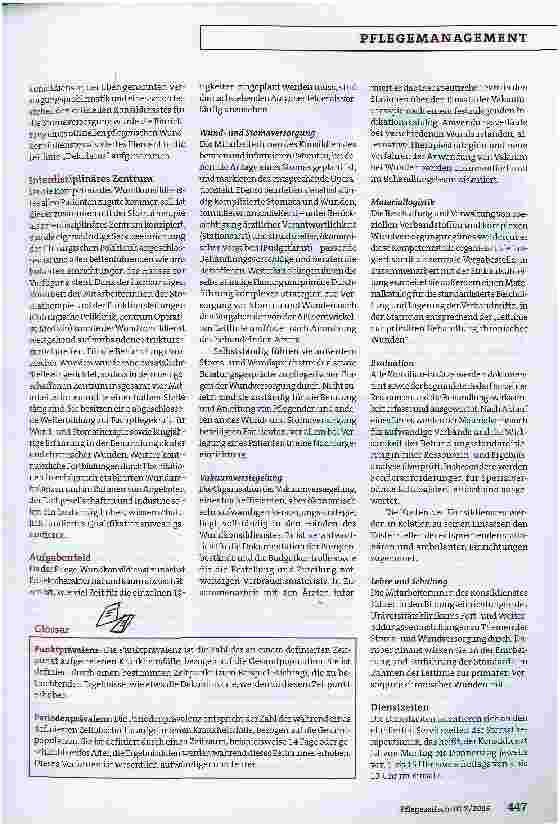 Vorschauseite 3: Wunden standardisiert und doch individuell behandeln