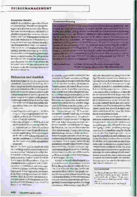 Vorschauseite 4: Wunden standardisiert und doch individuell behandeln