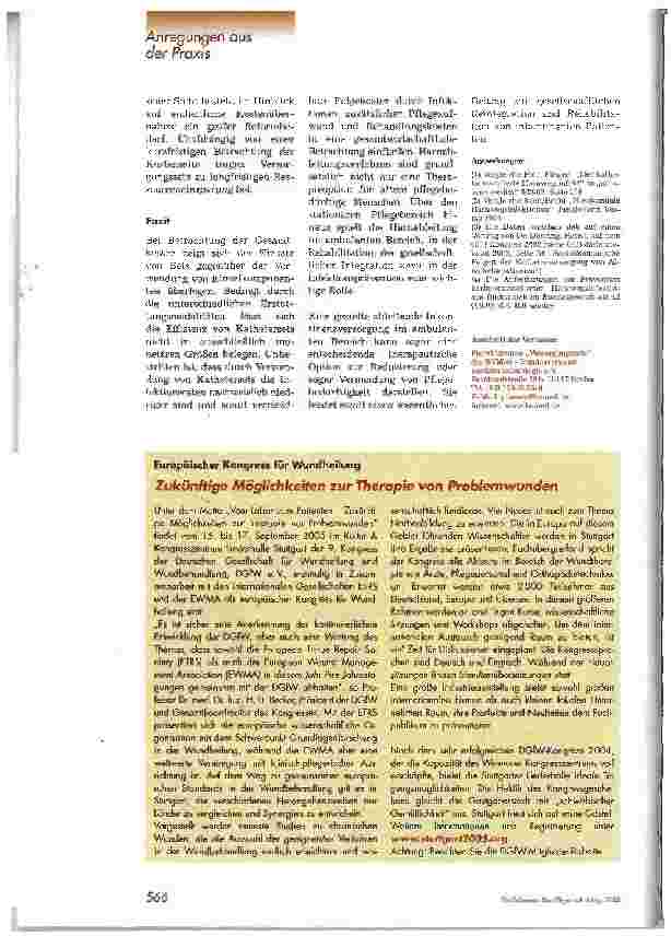 Vorschauseite 5: Bedeutung und Einsatz der ableitenden Inkontinenzversorgung