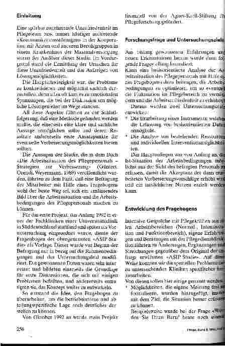 Vorschauseite 2: Arbeitszufriedenheit und Arbeitsbedingungen des Pflegepersonals als Grundlage betriebsinterner Interventionen