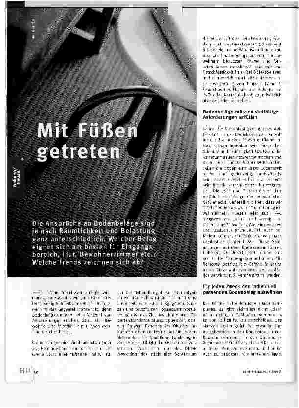 Vorschauseite 1: Mit Füßen getreten