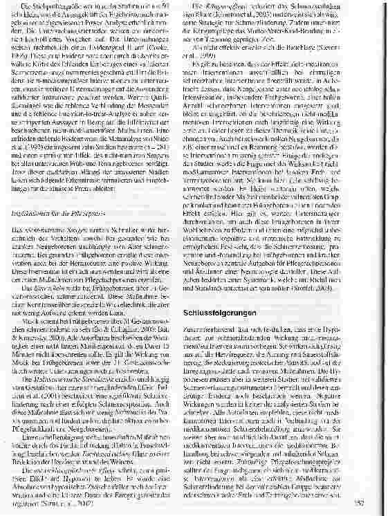 Vorschauseite 6: Die Effektivität nicht-medikamentöser Interventionen in der Schmerzbehandlung von Frühund Termingeborenen