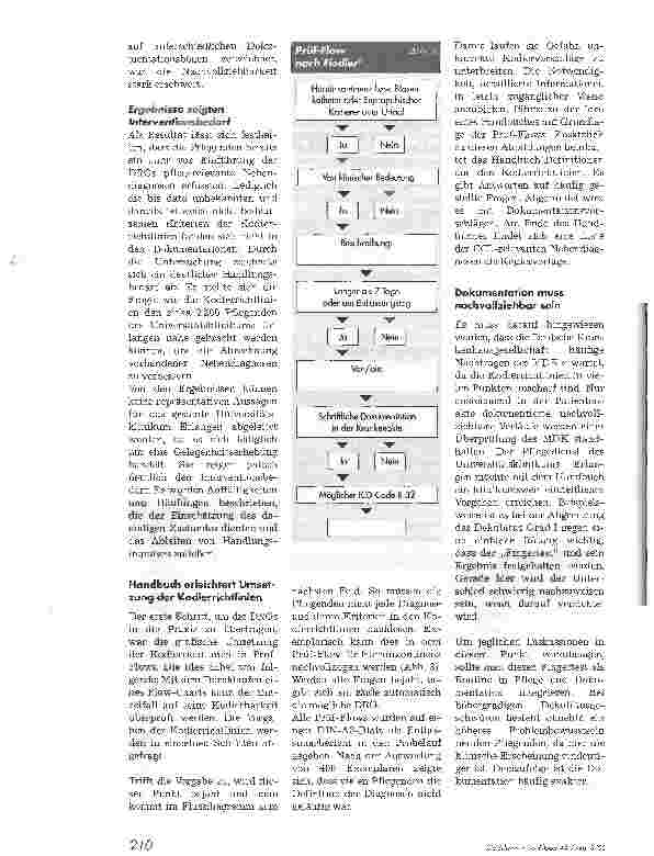 Vorschauseite 3: Nicht Toten, sondern Daten zählenDie Dokumentation pflegerelevanter Nebendiagnosen in den Pflegeberichten