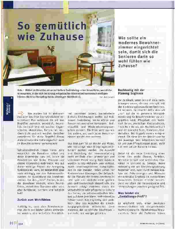 Vorschauseite 1: So gemütlich wie Zuhause