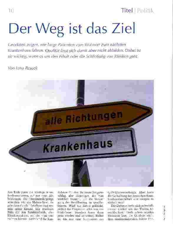 Vorschauseite 1: Der Weg ist das Ziel