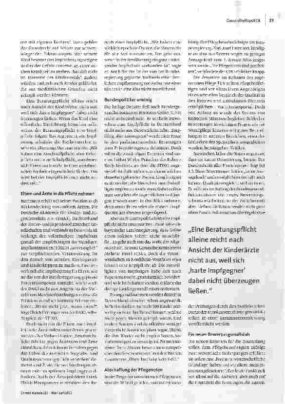Vorschauseite 2: Kontroverse Diskussionen